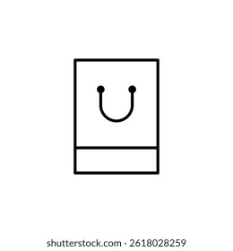 shopping bag icon vector design