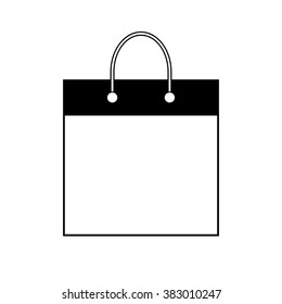 Shopping bag icon (vector design)