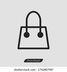 Shopping Bag icon vector eps 10