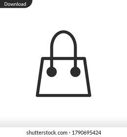 Icono de la bolsa de compra eps 10