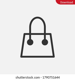 Icono de la bolsa de compra eps 10