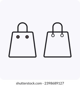 shopping Bag icon vector eps