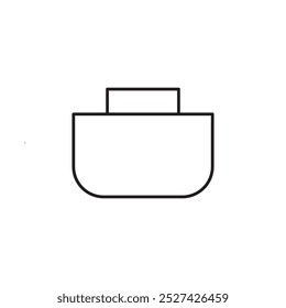 shopping bag icon vector eps