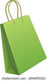 diseño plano vectorial del icono de la bolsa de compras