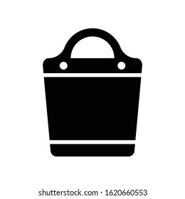 Shopping bag icon, vector graphics