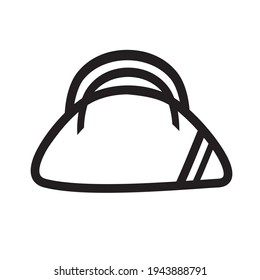 Shopping Bag icon, shopping bag vector graphics on white background.