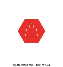 Shopping bag icon Vector illustration