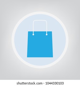 shopping bag icon- vector illustration