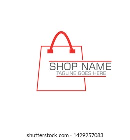 Shopping bag icon vector illustration