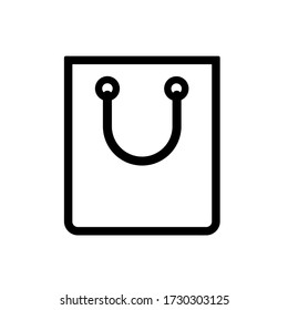 Shopping bag icon, vector illustration. Flat design style. vector shopping bag icon illustration isolated on white background, shopping bag icon Eps10. shopping bag icons graphic design vector symbols