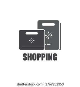 Shopping bag  icon vector illustration design template - Vektor 