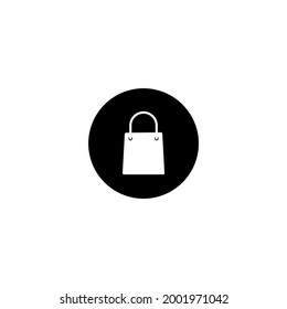 Shopping bag icon. Vector illustration for graphic design, Web, UI, app.