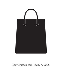 shopping bag icon vector illustration symbol design