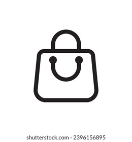 Shopping bag icon vector illustration