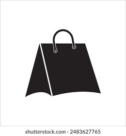 SHOPPING BAG ICON VECTOR ILLUSTRATION SYMBOL DESIGN