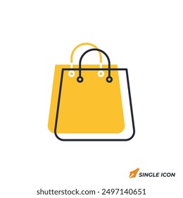 Shopping Bag icon vector illustration. Shopping Bag symbol isolated on white background