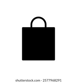 Shopping bag icon vector illustration. shopping sign and symbol