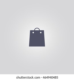 shopping bag icon. vector illustration