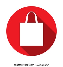 Shopping bag icon. Vector illustration