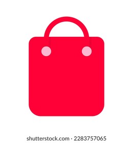 Shopping Bag icon. Vector isolated illustration