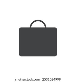 Shopping bag icon Vector logo set flat