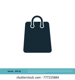 Shopping Bag Icon Vector Logo Template Illustration Design. Vector EPS 10.