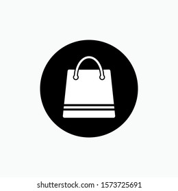 Shopping Bag Icon - Vector, Sign and Symbol for Design, Presentation, Website or Apps Elements.