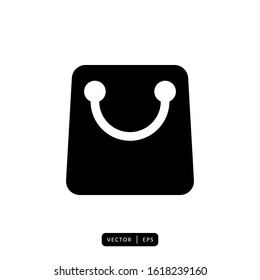 Shopping Bag Icon Vector - Sign or Symbol