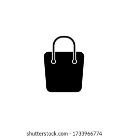 Shopping Bag Icon. Vector Sign
