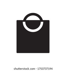 Einkaufstasche, Symbol, Vektorgrafik, einfaches Design