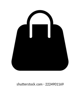 Icono de la bolsa de compras Símbolo de diseño Ilustración de diseño