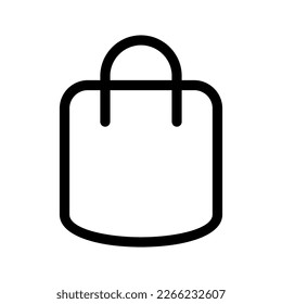 Icono de la bolsa de compras Símbolo de diseño Ilustración de diseño