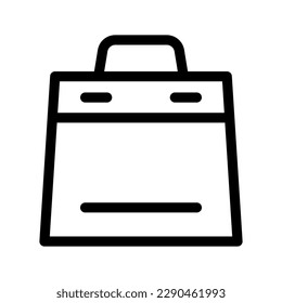 Icono de la bolsa de compras Símbolo de diseño Ilustración de diseño