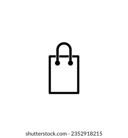 Shopping bag Icon Vector. Shopping Symbol.