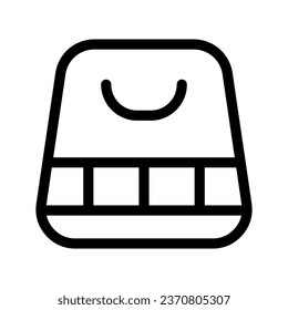Shopping Bag Icon Vector Symbol Design Illustration