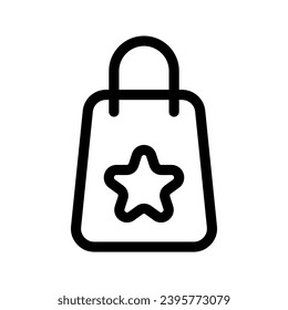 Shopping Bag Icon Vector Symbol Design Illustration