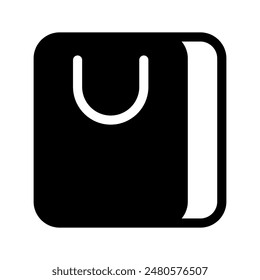 Einkaufstasche Symbol Vektorgrafik Symbol Design Illustration