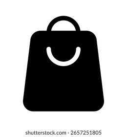 Shopping Bag Icon Vector Symbol Design Illustration