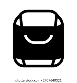 Design-Illustration für das Vektorsymbol des Einkaufstacks