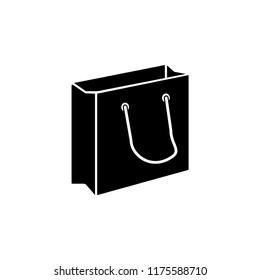 shopping bag icon vector template