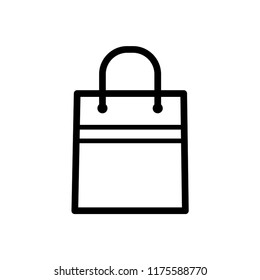 shopping bag icon vector template