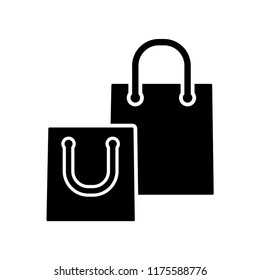 shopping bag icon vector template