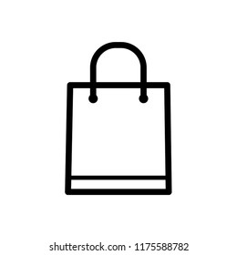 shopping bag icon vector template