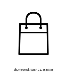 shopping bag icon vector template