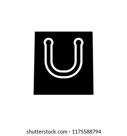 shopping bag icon vector template