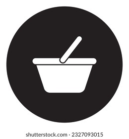 diseño de la ilustración de la ilustración del icono de la bolsa de compras
