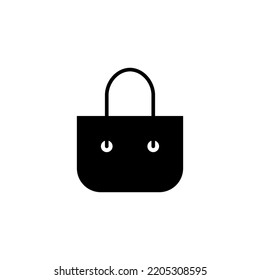 Shopping bag icon vector for web and mobile app. shopping sign and symbol