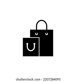 Shopping bag icon vector for web and mobile app. shopping sign and symbol