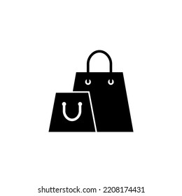 Shopping bag icon vector for web and mobile app. shopping sign and symbol