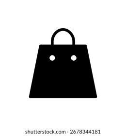 Shopping bag icon vector for web and mobile app. shopping sign and symbol